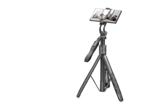Büro Ev Ofis Cihazları için 153CM BT Kumandalı Selfie Çubuğu Tripod
