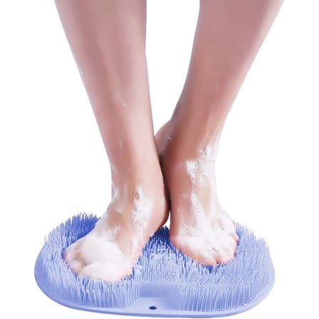 Büro Ev Ofis Duş Keyfi için Silikon Ayak Sırt Masajlı Vantuzlu Banyo Matı