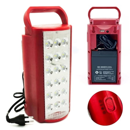Büro Ev Ofis Yazlık Kamp Keyfi için 24LED Powerbanklı Akülü Işıldak