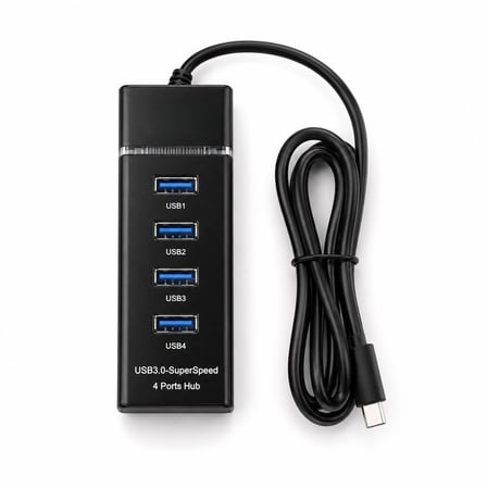 Büro Ev Ofis Cihazları için 1200CM 4PORT TYPEC USB Hub