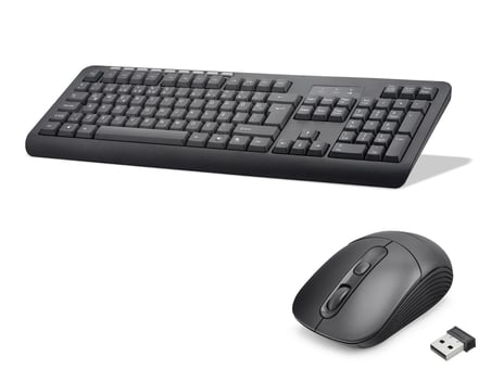 Büro Ev Ofis Bilgisayarı için 2.4GHZ Kablosuz Klavye Mouse Seti