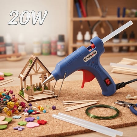 Büro Ev Ofis Hobi Takım Çantası için 20W 7.5MM Mini Sıcak Silikon Aparatı