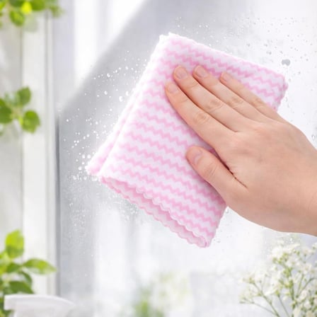 Büro Ev Ofis Hijyeni için 5ADET 30X30CM Mikrofiber Temizlik Bezi Seti