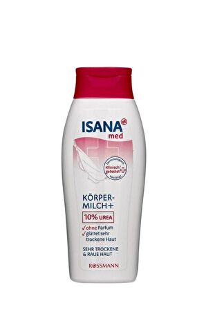 Isana Üre Içerikli, Çok Hassas Cilt 250 Ml Med Vücut Sütü