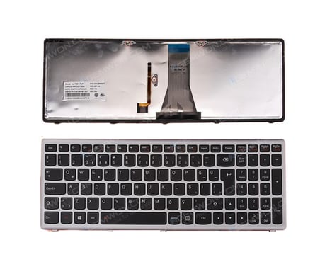 Lenovo G500S, Z510 Serisi Notebook Klavye (Siyah TR) Işıklı / KL0401L