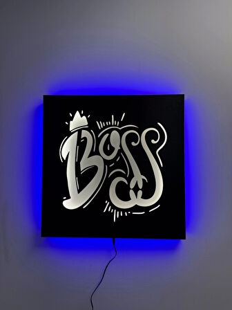 Boss Led Işıklı Tablo