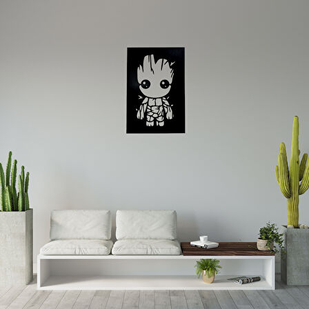 I Am Groot Led Işıklı Tablo