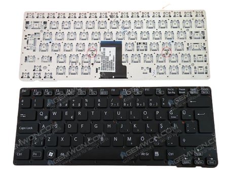 Sony Vaio VPCCA, PCG-61713M, PCG-61714M Notebook Klavyesi, Laptop Tuş Takımı (Siyah TR) / KL0661BTR
