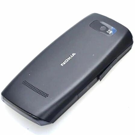 Nokia Asha 305 Full Kasa Kapak Tuş Takımı Nokia 306 Uyumlu Siyah Renk Orta Kasa Ön Kapak Arka Kapak