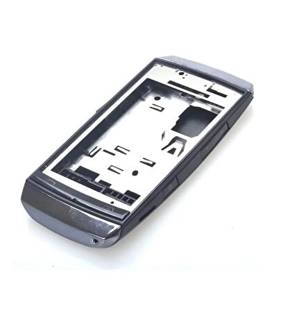Nokia Asha 305 Full Kasa Kapak Tuş Takımı Nokia 306 Uyumlu Siyah Renk Orta Kasa Ön Kapak Arka Kapak