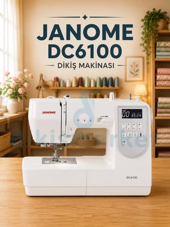 Janome DC6100 Taşınabilir Elektronik Dikiş Makinesi