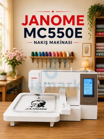 Janome MC550E Bilgisayarlı Otomatik Nakış Makinesi