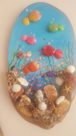 Büyük Akvaryum Tablo