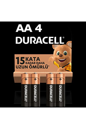 Alkalin Aa Kalem Pil 1,5v (LR6 / MN1500), 4'lü Paket