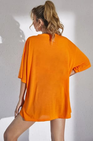 Unisex Pusula Baskılı Tasarım Tshirt