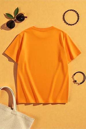 Unisex Pusula Baskılı Tasarım Tshirt