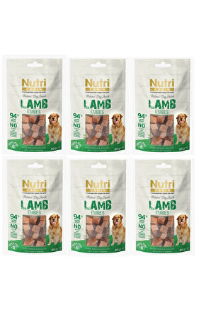 Nutri Canin Kuzu Etli Küp Tahılsız Köpek Ödülü 80 Gr. X 6 Adet