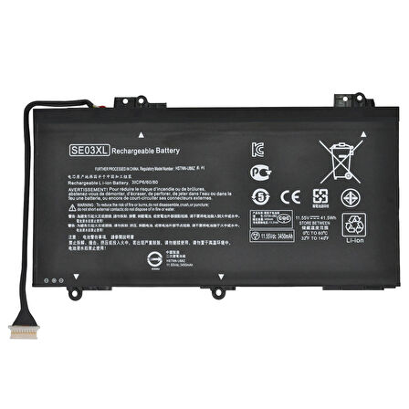 Hp Pavilion 14-aL 14-aL000 14-aL100 SE03XL Batarya Pil