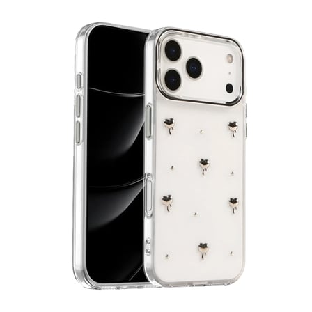 Apple iPhone 17 Pro Max Fiyonk Desenli Kapak - Desen 1