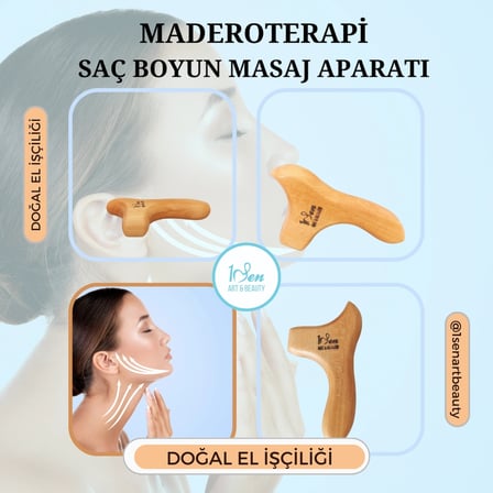 Maderoterapi Bas Boyun Sac Masaj Aleti
