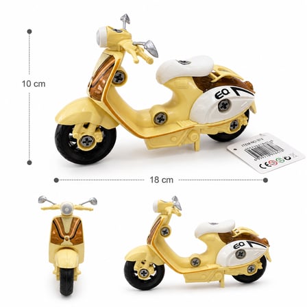18 cm klasik Oyuncak Scooter motor