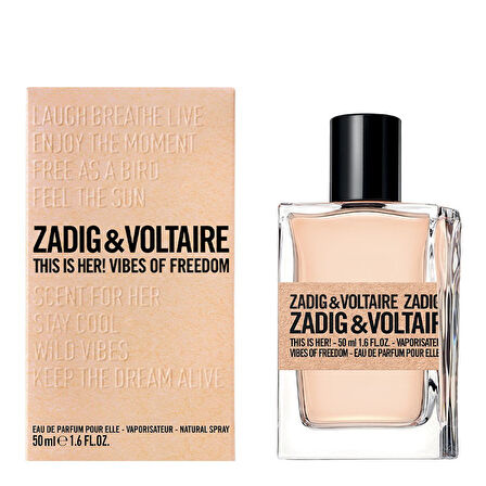 Zadig & Voltaire This Is Her! Vibes Of Freedom EDP Pour Elle 50ML Kadın Parfümü