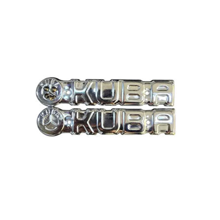 Kuba Depo Yazı Takımı Full Nikel Vidalar Dahil