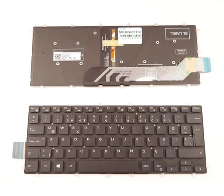 Dell P69G 5368 5471 5568 7368 Notebook Klavye (Siyah TR) ışıklı / KL0998LD