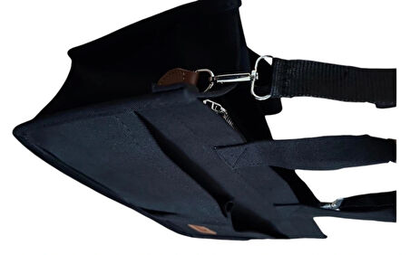 ÜÇ GÖZLÜ THE TOTE BAG KANVAS KADIN EL OMUZ ÇANTA ÇAPRAZ ASKILI 21X32x12cm