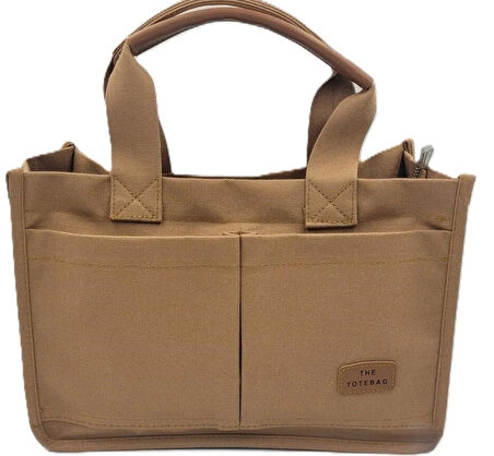 ÜÇ GÖZLÜ THE TOTE BAG KANVAS KADIN EL OMUZ ÇANTA ÇAPRAZ ASKILI 21X32x12cm