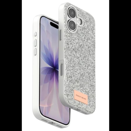 Onegif Apple iPhone 17 Bright Simli Kapak - Beyaz