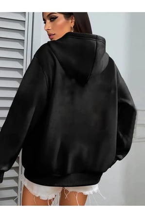 Unisex Anime Karakter Baskılı kapüşonlu Sweatshirt