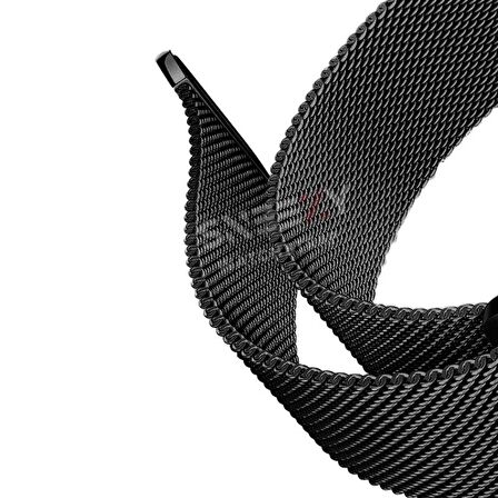 Apple Watch 38mm 40mm 41mm Seri 3 4 5 6 7 8 Se Uyumlu Woven Wire Tasarım Metal Hasır Kordon