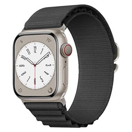 Apple Watch 42mm 44mm 45mm Seri 1 2 3 4 5 6 7 8 Se Uyumlu Frost Alpine Loop Kordon