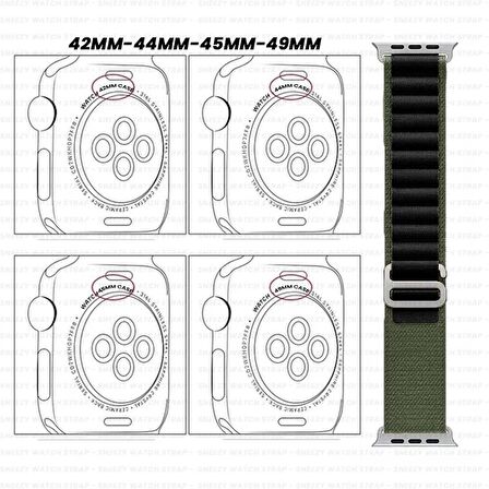 Apple Watch 49mm Ultra Seri Uyumlu Frost Alpine Loop Kordon