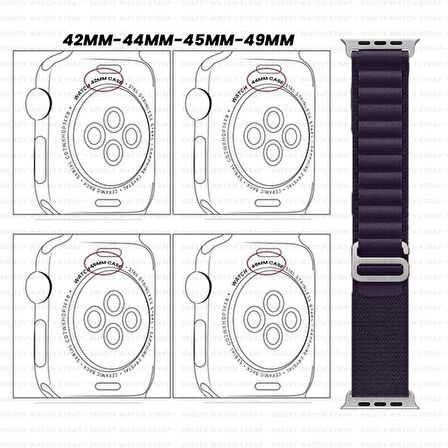 Apple Watch 49mm Ultra Seri Uyumlu Frost Alpine Loop Kordon