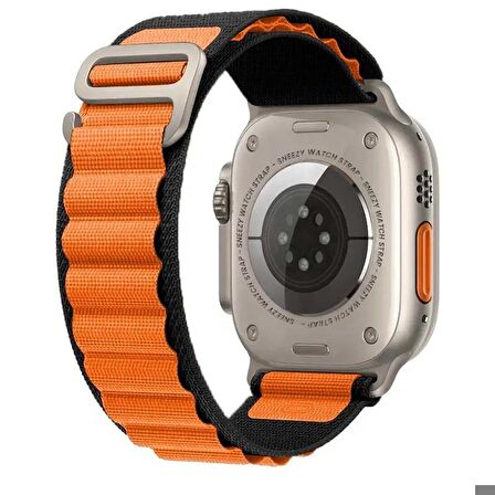 Apple Watch 49mm Ultra Seri Uyumlu Frost Alpine Loop Kordon
