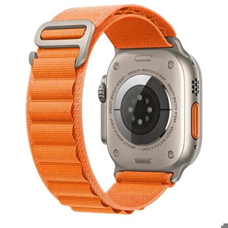 Apple Watch 49mm Ultra Seri Uyumlu Frost Alpine Loop Kordon