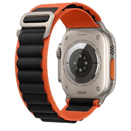 Apple Watch 49mm Ultra Seri Uyumlu Frost Alpine Loop Kordon