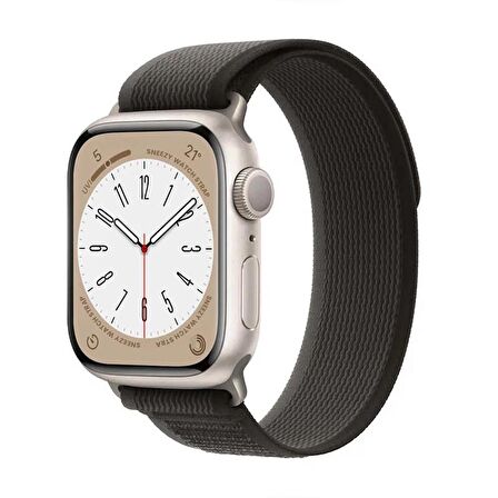 Apple Watch 38mm 40mm 41mm Seri 1 2 3 4 5 6 7 8 Se Uyumlu Wander Trail Loop Kordon