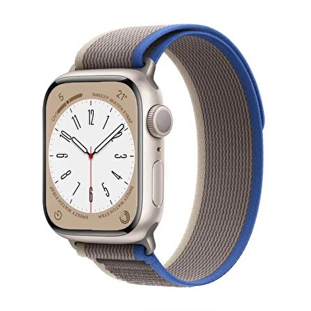 Apple Watch 42mm 44mm 45mm Seri 1 2 3 4 5 6 7 8 Se Uyumlu Wander Trail Loop Kordon