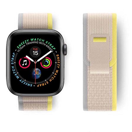 Apple Watch 42mm 44mm 45mm Seri 1 2 3 4 5 6 7 8 Se Uyumlu Wander Trail Loop Kordon