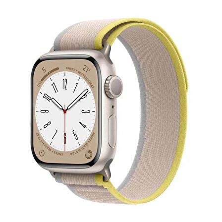 Apple Watch 42mm 44mm 45mm Seri 1 2 3 4 5 6 7 8 Se Uyumlu Wander Trail Loop Kordon