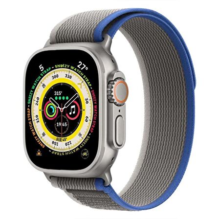 Apple Watch 49mm Ultra Seri Uyumlu  Wander Trail Loop Kordon