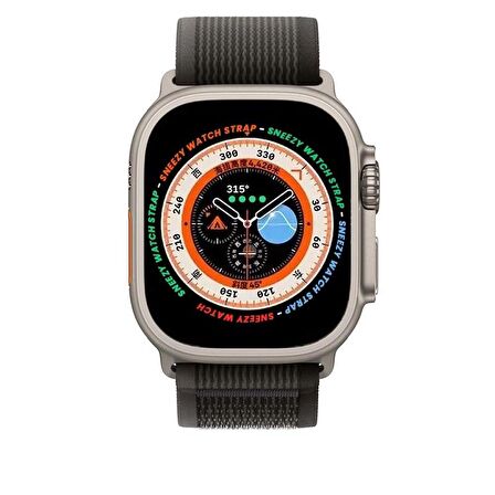 Apple Watch 49mm Ultra Seri Uyumlu  Wander Trail Loop Kordon