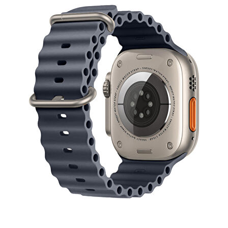 Apple Watch 38mm 40mm 41mm Seri 1 2 3 4 5 6 7 8 Se Uyumlu Seaflex Ocean Silikon Kordon