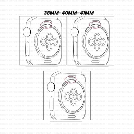 Apple Watch 38mm 40mm 41mm Seri 1 2 3 4 5 6 7 8 Se Uyumlu Seaflex Ocean Silikon Kordon