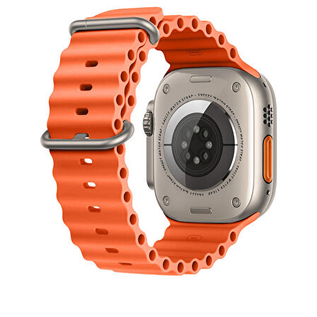Apple Watch 38mm 40mm 41mm Seri 1 2 3 4 5 6 7 8 Se Uyumlu Seaflex Ocean Silikon Kordon