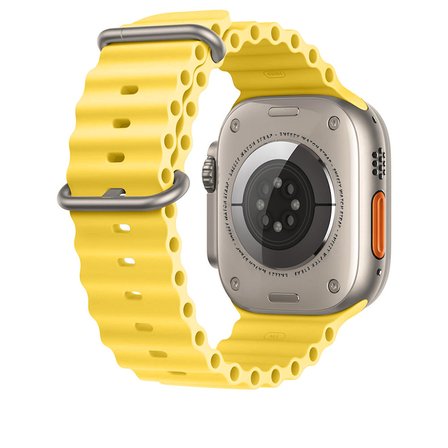 Apple Watch 42mm 44mm 45mm Seri 1 2 3 4 5 6 7 8 Se Uyumlu Seaflex Ocean Silikon Kordon