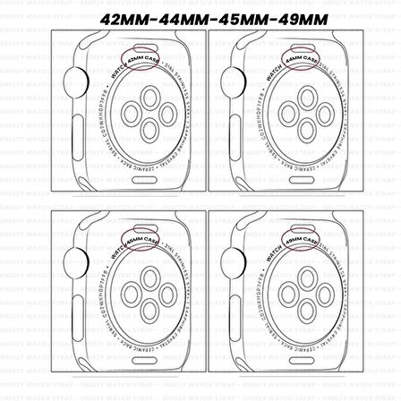 Apple Watch 49mm Ultra Seri Uyumlu Seaflex Ocean Silikon Kordon